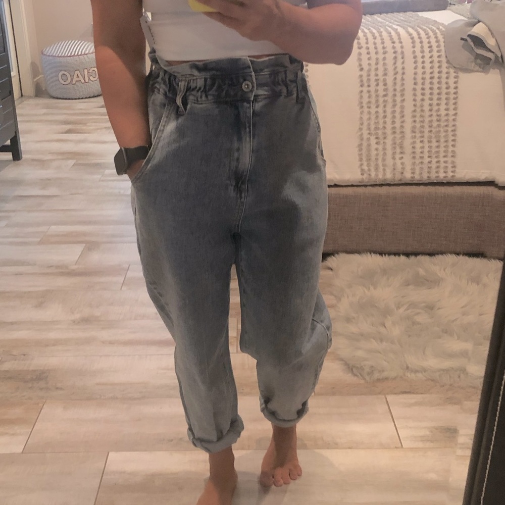 🇮🇹 J-Clair “mom” Italian high waisted jeans